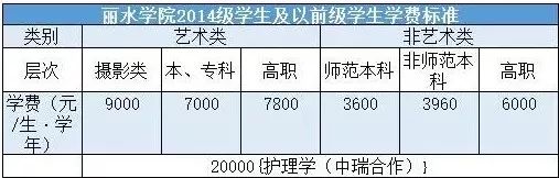 丽水学院学费详解，收费标准、支付方式及调整机制