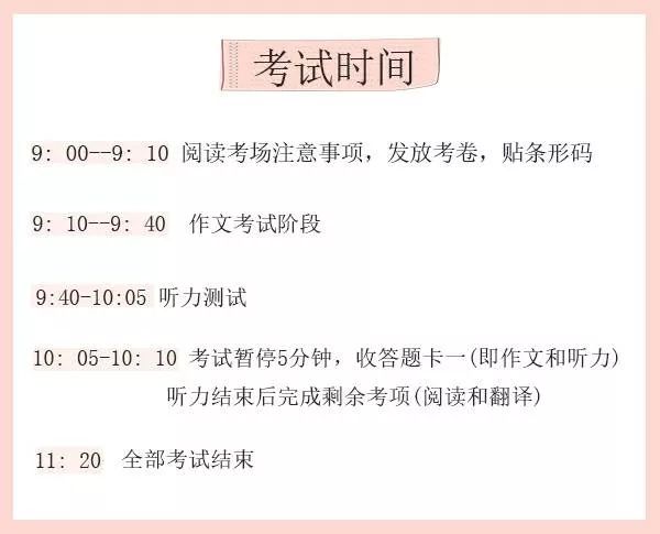 四六级考试，时间的安排与准备