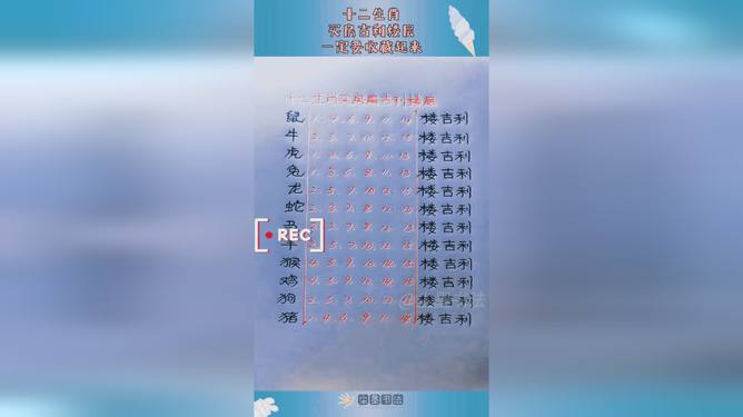 买十二生肖码表{